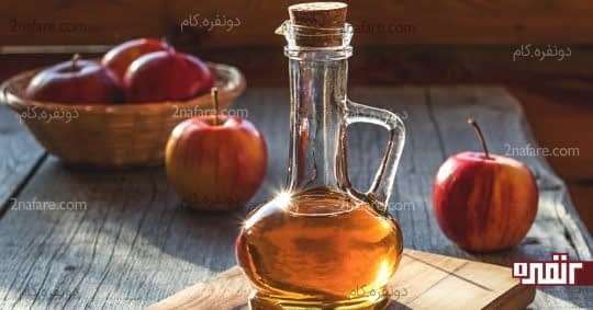 استفاده از سرکه سیب برای جلوگیری از شوره سر