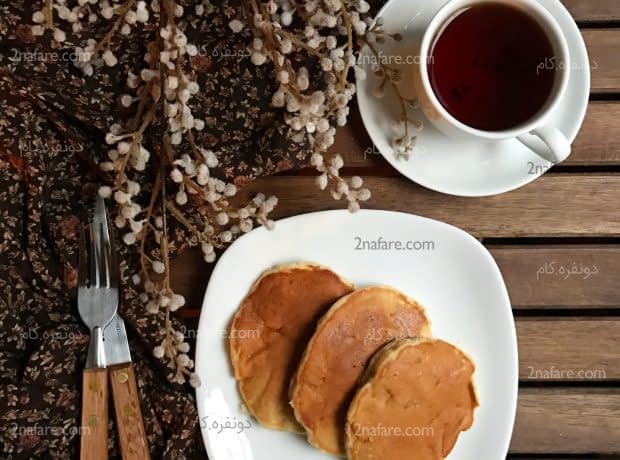 طرز تهیه پنکیک موز مرحله به مرحله پنکیک موز