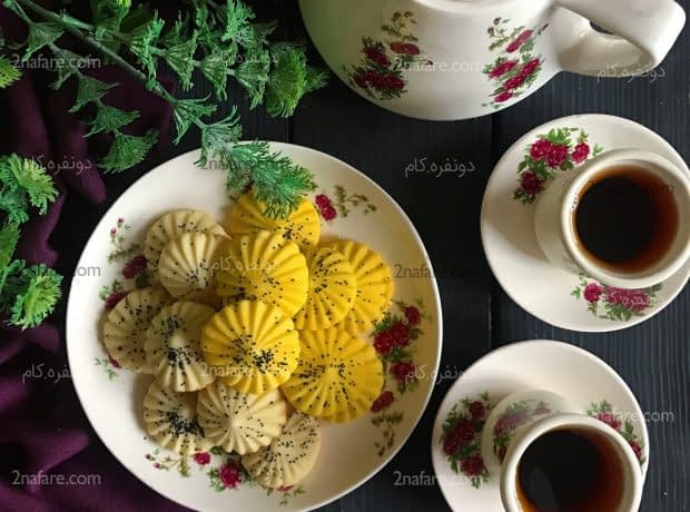 طرز تهیه شیرینی برنجی مرحله به مرحله شیرینی برنجی