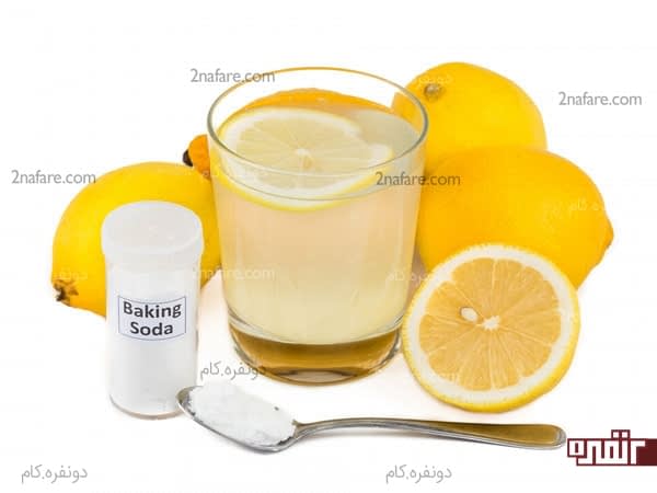 با استفاده از اسکراب جوش شیرین و آب لیمو ناخون هاتون رو تمیز کنین
