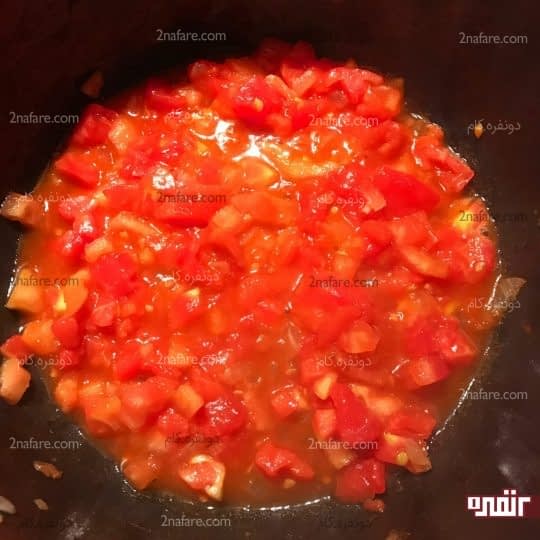 آب انداختن گوجه فرنگی