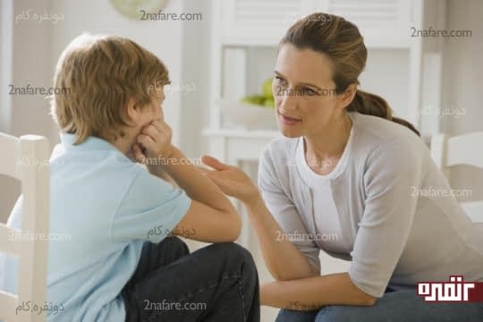 عواقب نافرمانیشو بهش توضیح بدید