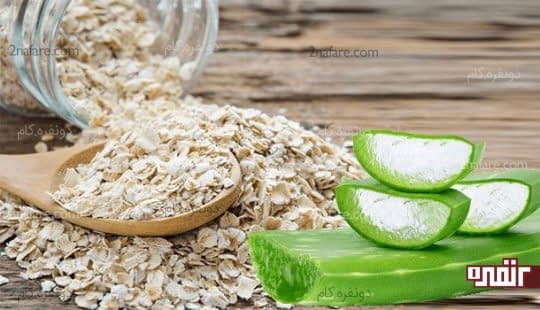 تمیز کننده خانگی با استفاده از آلوورا و جو دوسر