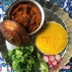 طرز تهیه خوراک بادمجان کبابی مرحله به مرحله