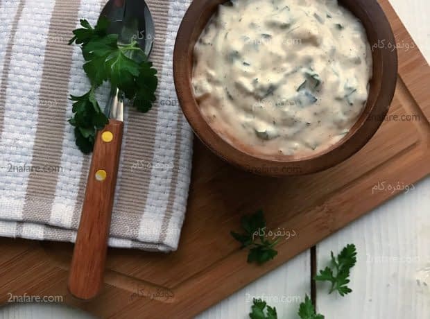 طرز تهیه سس تارتار مرحله به مرحله سس تارتار
