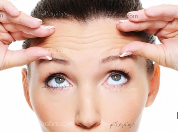 6 روش ساده ی خانگی برای خلاصی از چین و چروک پیشانی رفع چین و چروک