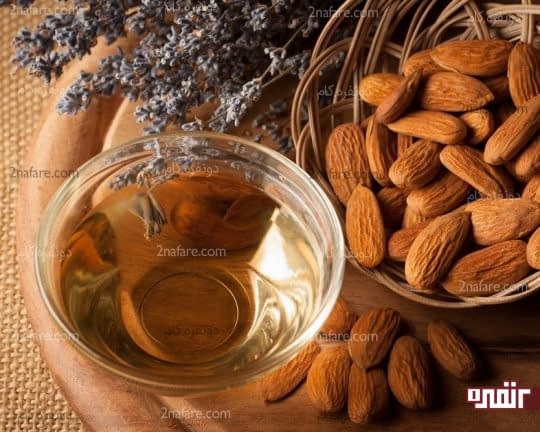 روغن بادام برای نرمی پوست