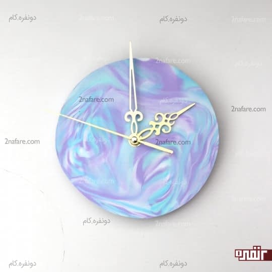ساعت دیواری با خمیر فیمو
