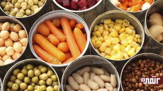 غذاهای کنسرو شده