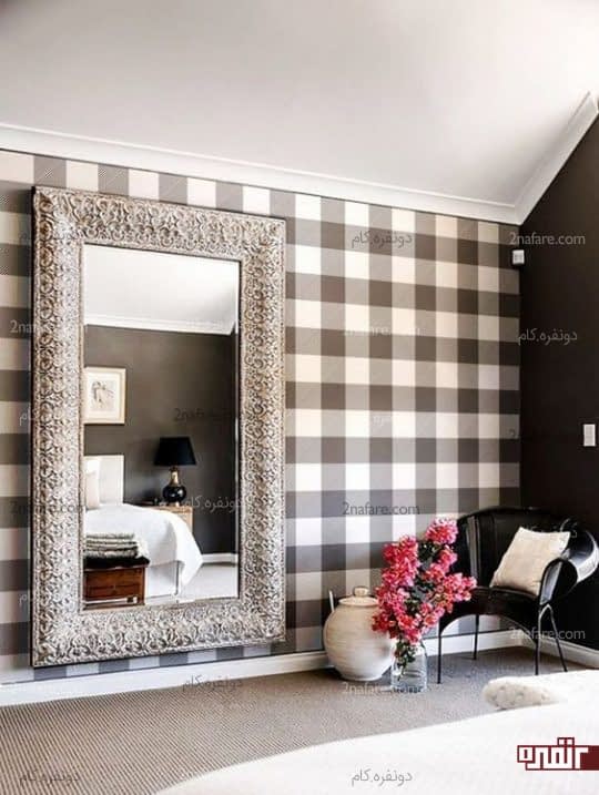 کاغذدیواری چهارخونه