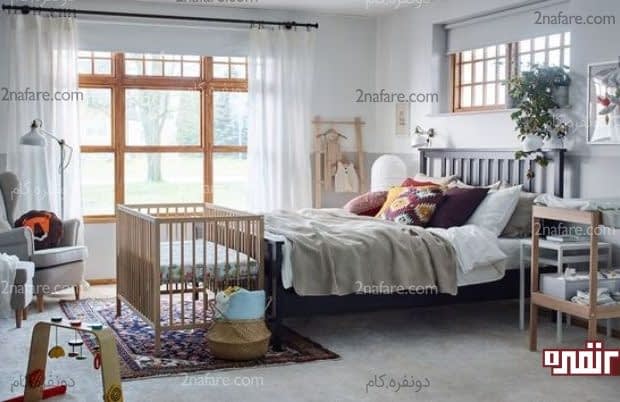 نکات مهم چیدمان در اتاق خواب مشترک والدین و نوزاد