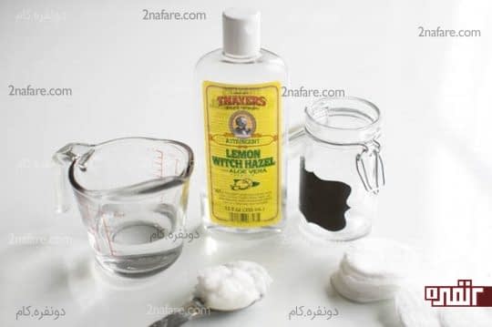 مواد لازم برای تهیه پاک کننده طبیعی آرایش