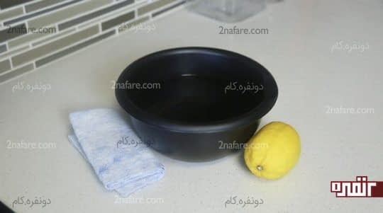 مواد لازم برای تمیز کردن مایکروفر