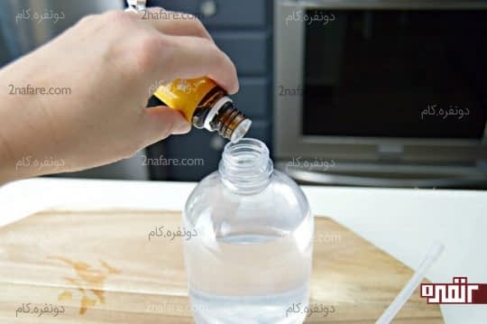 اضافه کردن روغن اسانس لیمو درخت چای جهت ضدعفونی کردن