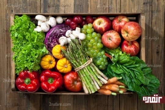 استفاده از سبزیجات و میوه های کم کالری در رژیم غذایی کودک