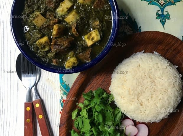 طرز تهیه خورشت ریواس مرحله به مرحله خورشت ریواس