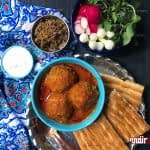 طرز تهیه کوفته تبریزی با سس آلو مرحله به مرحله