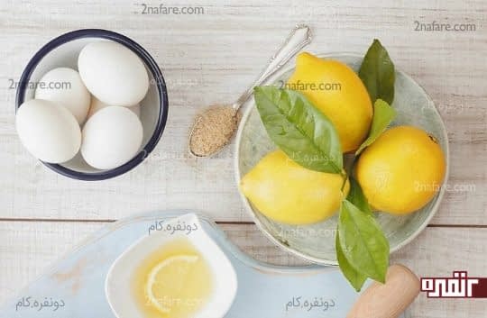 تهیه ماسک مرطوب کننده به وسیله آب لیمو و تخم مرغ