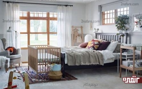 اتاق خواب مشترک والدین و نوزاد