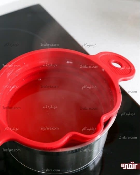 ذوب شدن کامل پارافین ها