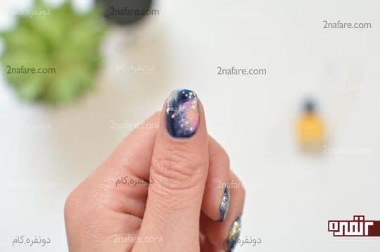 زدن لاک اکلیل دار