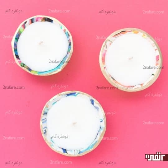 سرد شدن پارافین و جدا کردن مداد