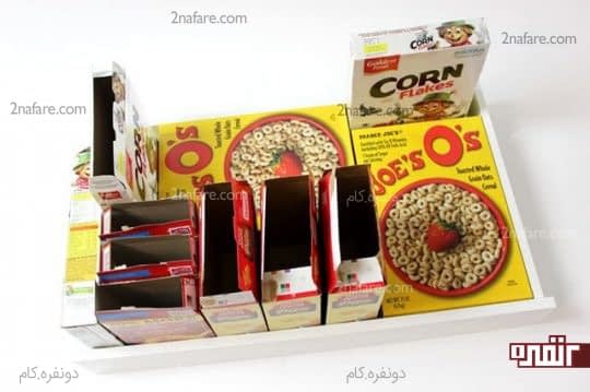 مشخص کردن جای پاکت های خالی داخل کشو