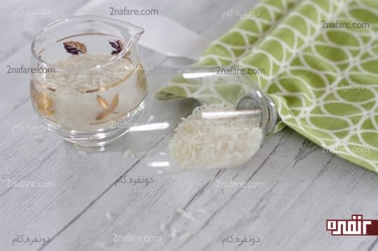 پر کردن فضاها با برنج
