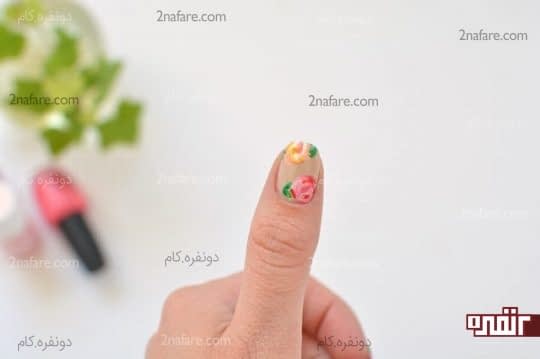 کشیدن برگ های سبز