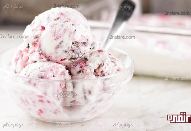 طرز تهیه بستنی میوه ای مخلوط طرز تهیه بستنی میوه ای مخلوط