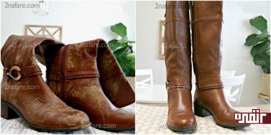 ترفندی ساده برای تمیز کردن کفش و چکمه چرمی