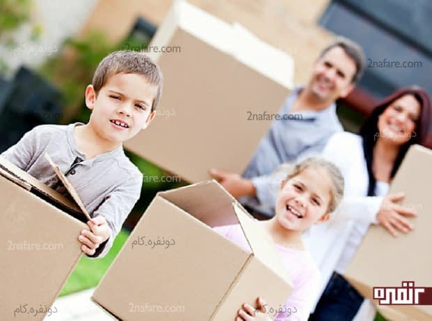 ترفندهای اسباب کشی آسان با کودکان اسباب کشی با کودکان
