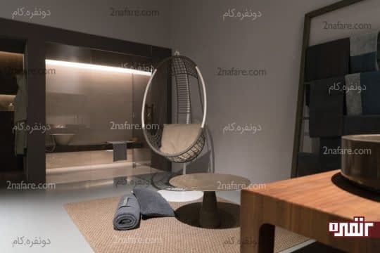 استفاده از مبلمان خاص در حمام