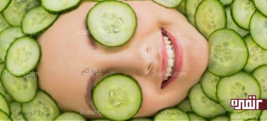درمان پوست خشک با ماسک خیار و روغن نارگیل