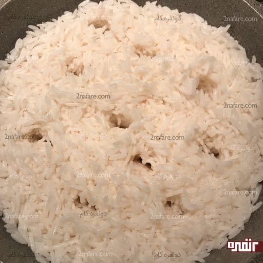 دم گذاشتن برنج