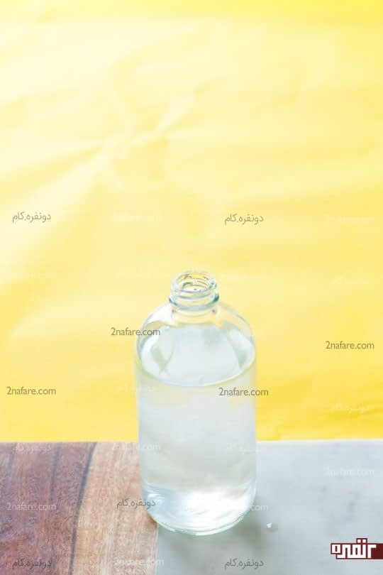رقیق کردن سرکه با آب و صابون