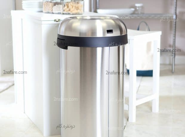 چگونه سطل زباله ای تمیز داشته باشیم؟ سطل زباله تمیز