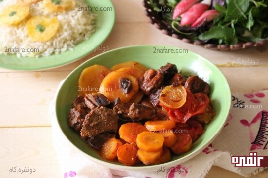 طرز تهیه تاس کباب