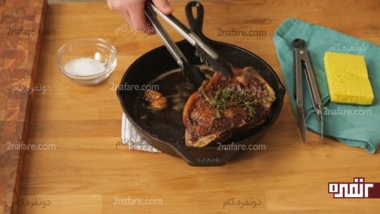 ظروف چدنی رو بلافاصله بعد از استفاده تمیز کنید