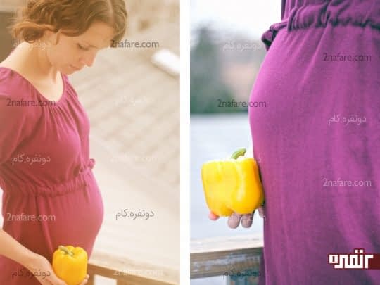 فلفل دلمه ای، بهبود بارداری سالم