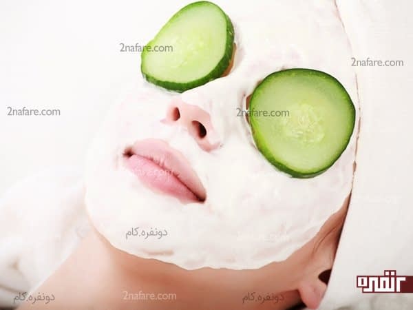 ماسک خیار و روغن نارگیل یزای پوست خشک