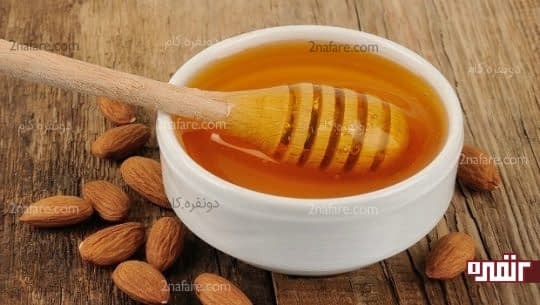 ماسک عسل و بادام