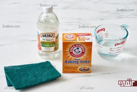 مواذ مورد نیاز برای تمیز کردن ماهی تابه سوخته