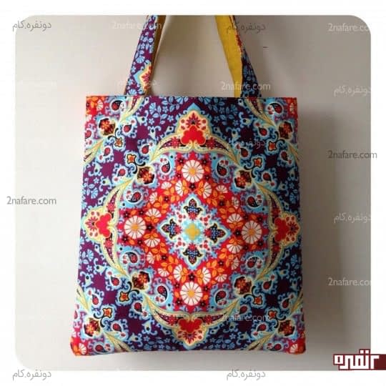 کیف های طرح دار رنگی