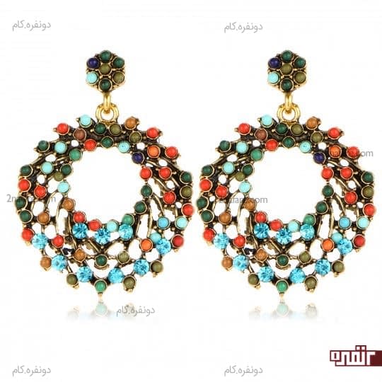 گوشواره های رنگی
