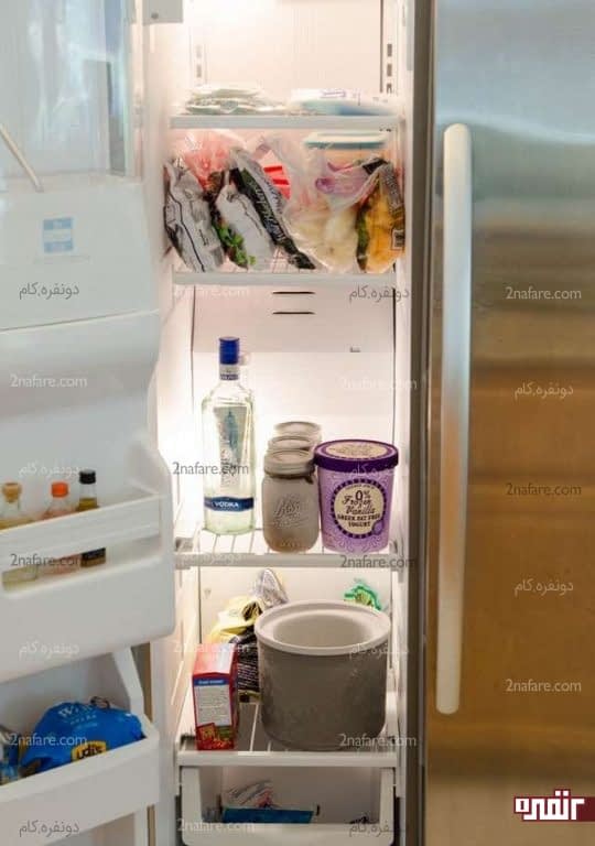 چیدن مواد غذایی
