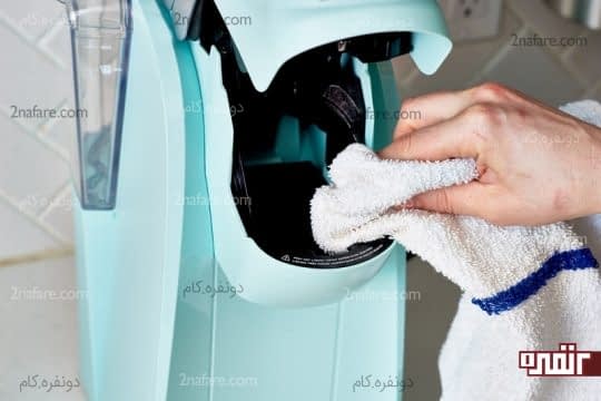 دستمال کشی قسمت های مختلف دستگاه