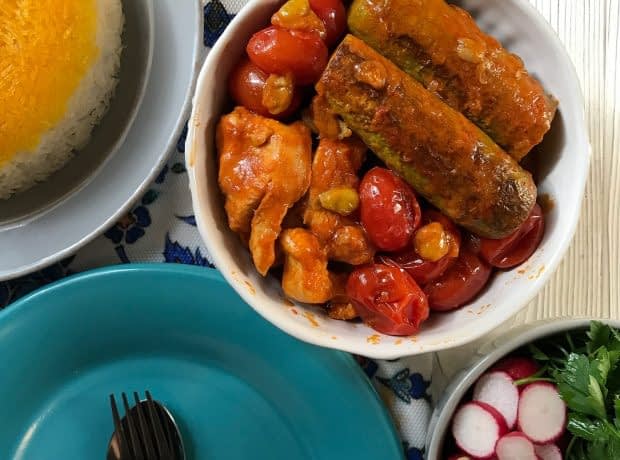 طرز تهیه مسما کدو با مرغ مرحله به مرحله مسما کدو