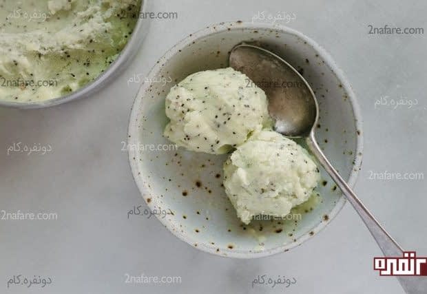 طرز تهیه یخ در بهشت کیوی طرز تهیه یخ در بهشت کیوی