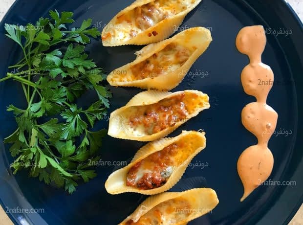 طرز تهیه ماکارونی لقمه ای مرحله به مرحله ماکارونی لقمه ای
